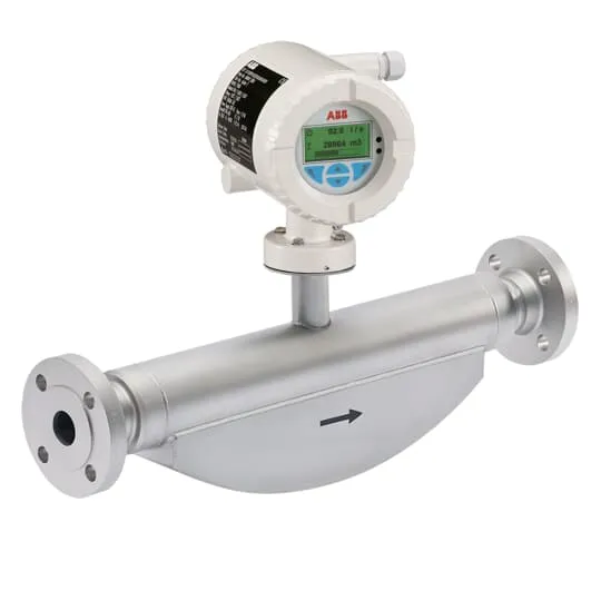 Coriolis mass flow meter for accurate liquid and gas flow measurement