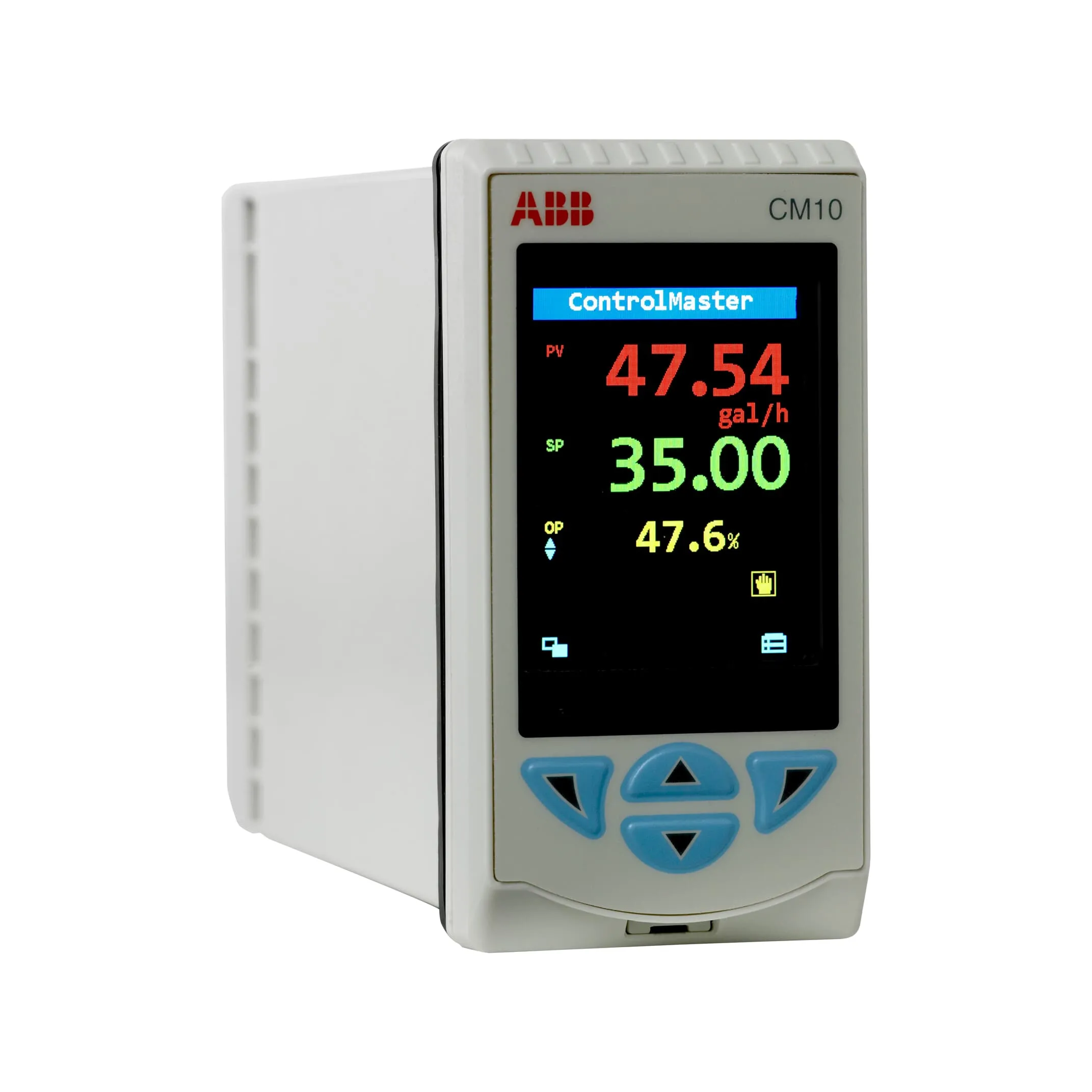 Panel mount process controller for industrial automation systems